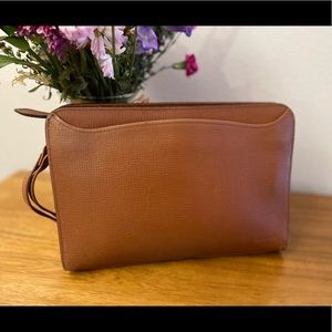 BURBERRY 🇬🇧 Tan Leather Bag 💯 AUTHENTIC